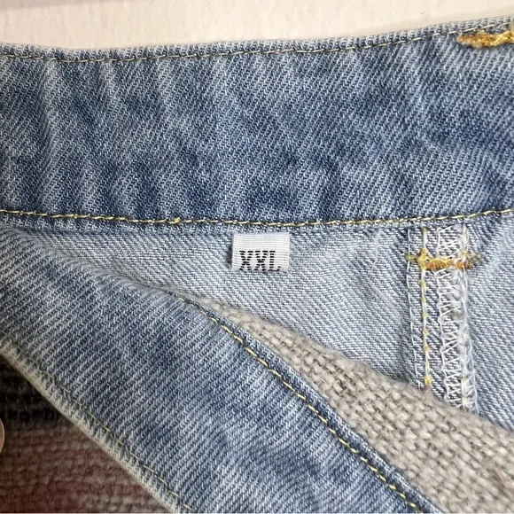 Miss Sparkling Boutique Denim Mini Wrap Skirt - Picture 8 of 11